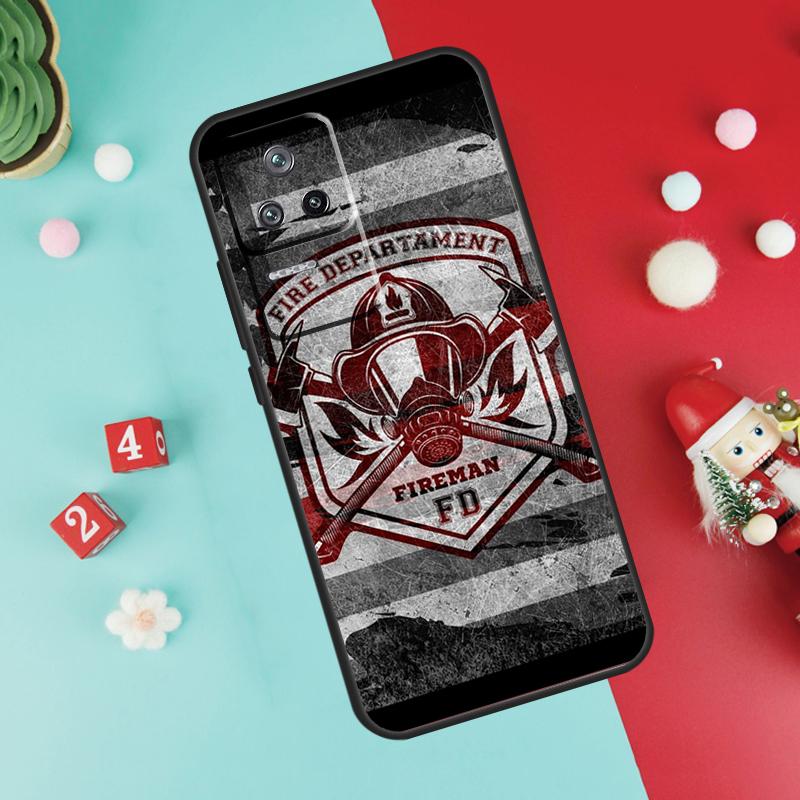 

Firefighter Fire Department Fireman Case For Xiaomi 13 12 Lite 11T 12T Pro 12X POCO X3 X5 F5 Pro F4 X4 GT M5s C40 F3 Back Cover POCO X3 Pro
