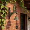 Garten Religiöse Dekoration Unsere Liebe Frau von der Gnade Metallwandglocke Katholische Heimdekoration Andachtsuhr Marienstatue Retro Hängende Kirchenveranda Gebet