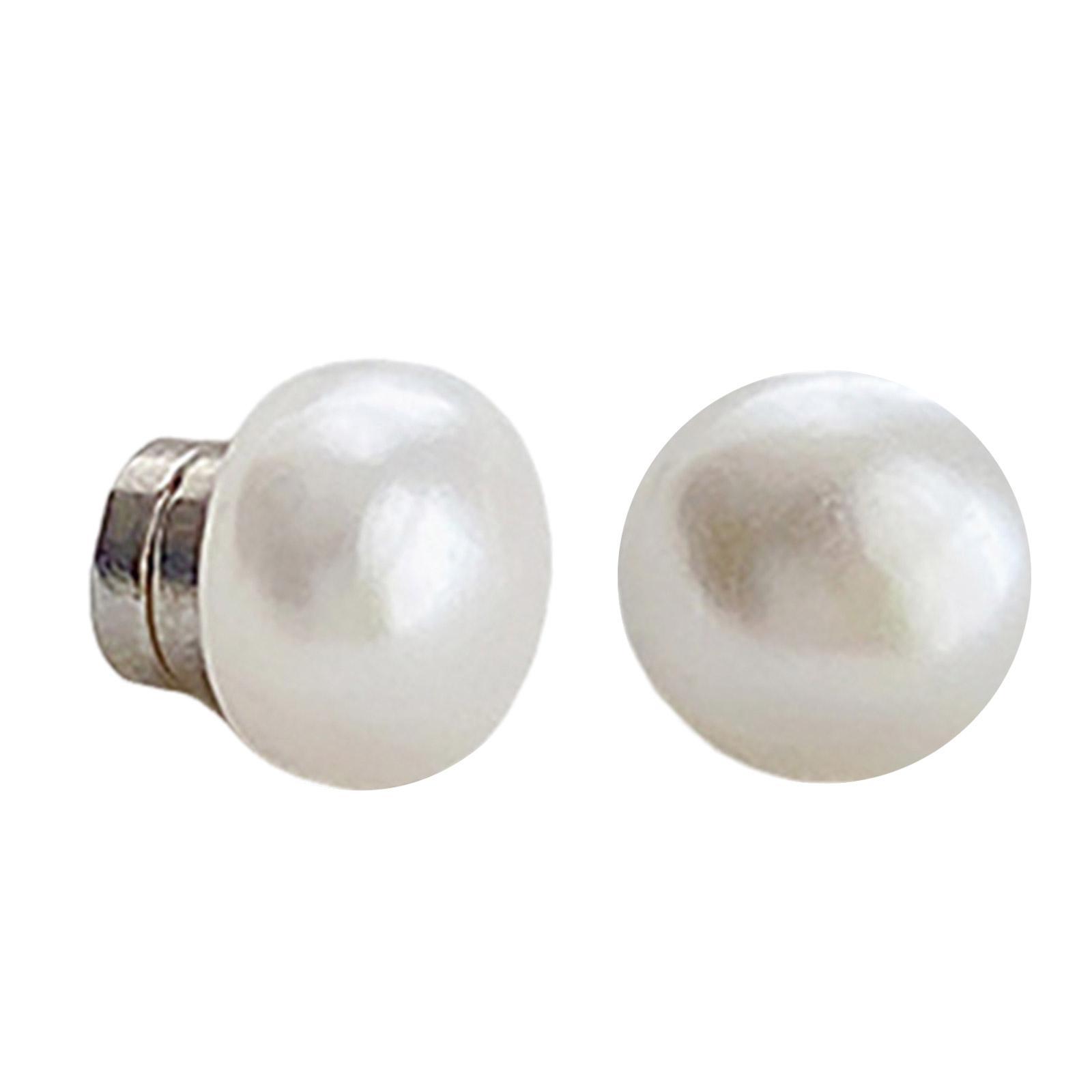 

Магнитные клипсы-серьги с жемчугом, не требующие прокола, элегантные украшения для ушей, модный кафф для ушей, подходят для ношения весь день 8