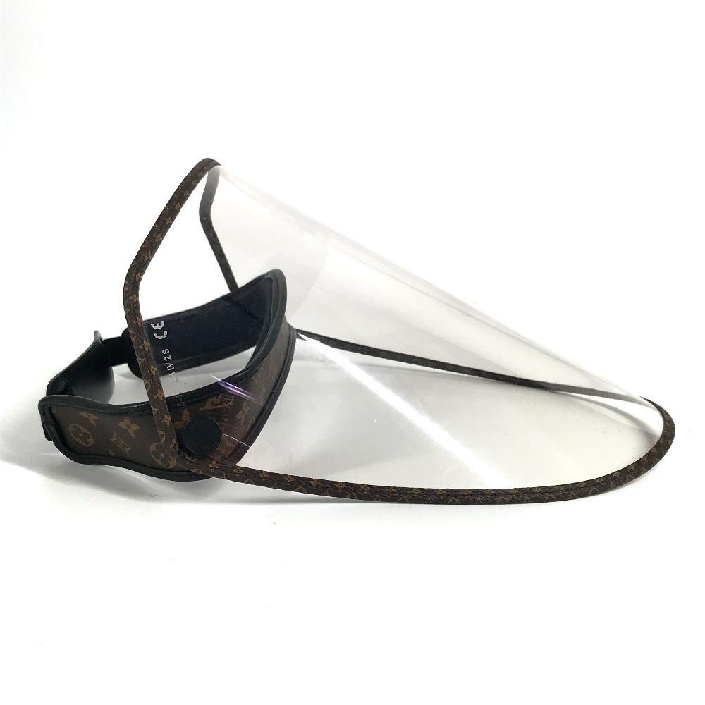 Louis Vuitton M76727 Monogram Viger LV Hat Face Shield Sun Visor Brown/clear