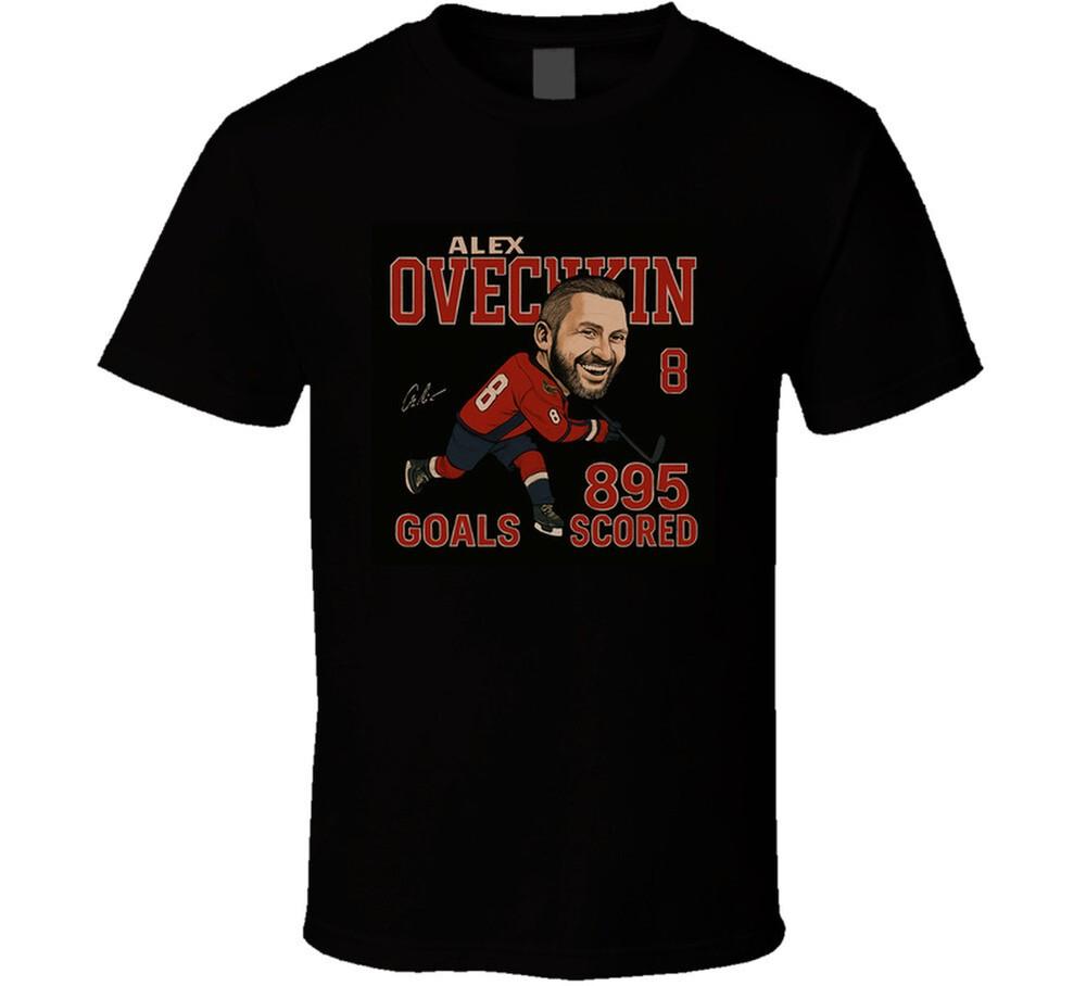 Alex Ovechkim Cartoon 895 Goal Record T Shirt
