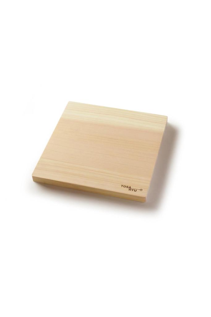 TOSARYU SHIMANTO HINOKI Simple cypress cutting board Made in Japan (S) 22x22x1.5cm