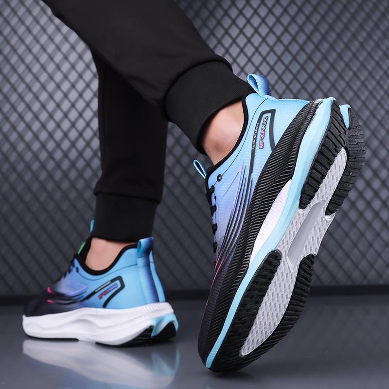 Men Marathon Running Shoes Carbon Board Speciality Sports Breathable Lightweight Women'S Comfortable Athletic Nonskid Sneakers