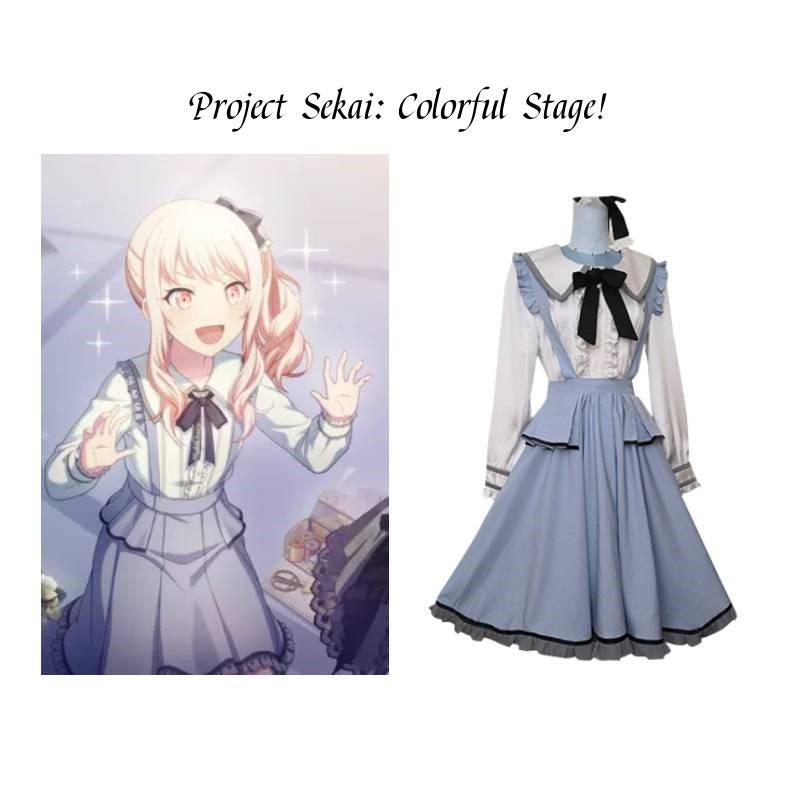 Sekai Project Colorful Stage Hatsune Miku Akiyama Mizuki Maid Cosplay Clothing