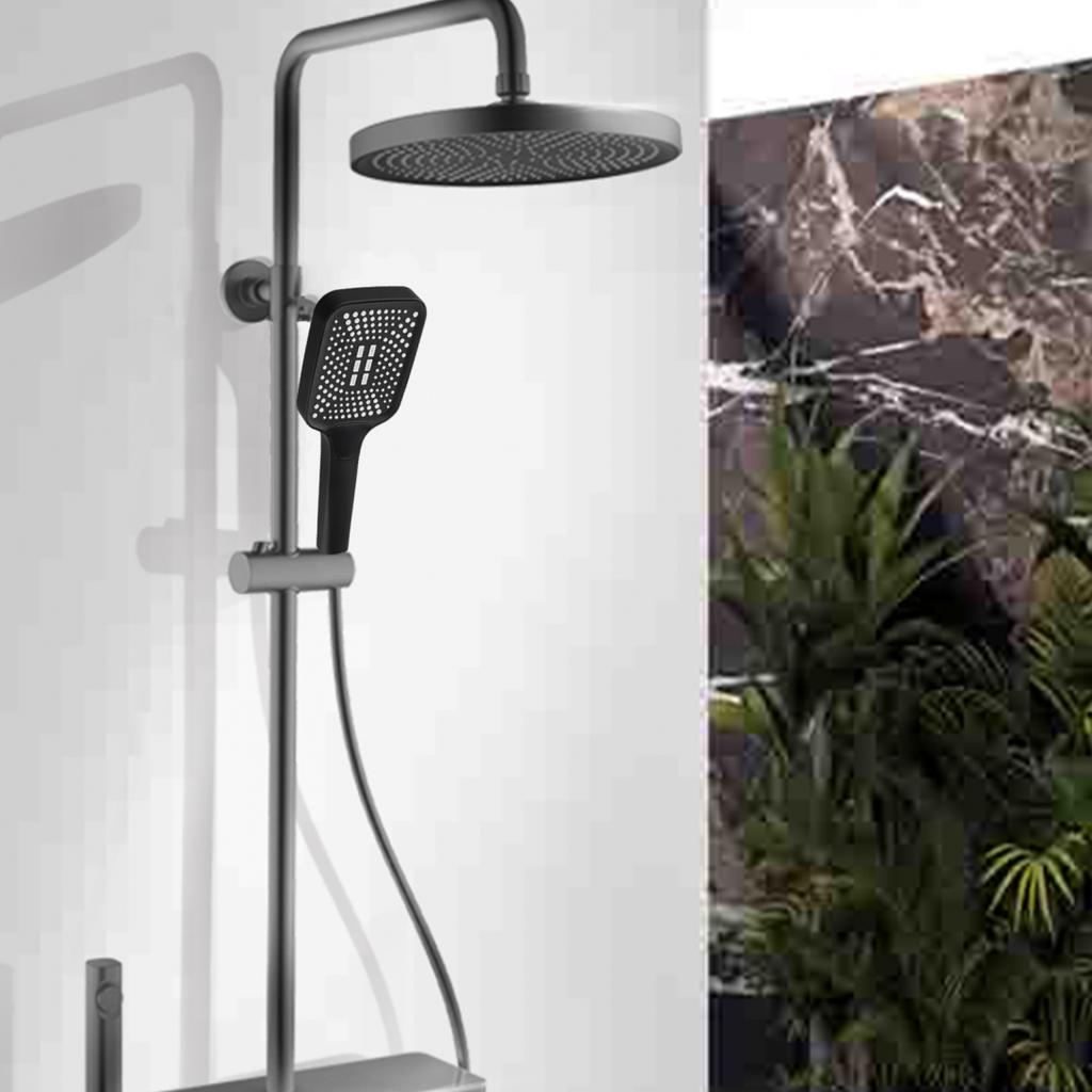 Cap de duș de înaltă presiune pentru baie Brightness, economisire a apei