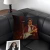 BBruno MarsS Singer Cushion Cover Natural Linen Organic Fabric DoubleSided Printing Sofa Home Decor Gift Pillow Case