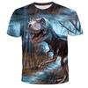 Children's Clothing Boys Girls  Printed Dinosaur T-Shirt Summer Short Sleeve Boy Clothes Casual Children top Kids Clothing