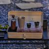 3 Hole Drink Cup Stand Shelf Acrylic Heat Resistant Cup Holder Nonslip Base Drinks Serving Board Coffee Storage Rack