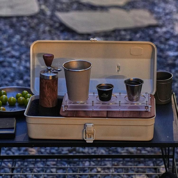 3 Hole Drink Cup Stand Shelf Acrylic Heat Resistant Cup Holder Nonslip Base Drinks Serving Board Coffee Storage Rack