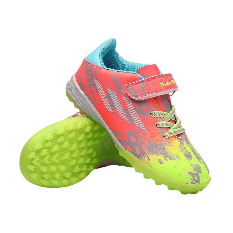 New Children's Velcro Broken Nails Training Football Shoes Girls Boys Primary School Students Game Training Shoes