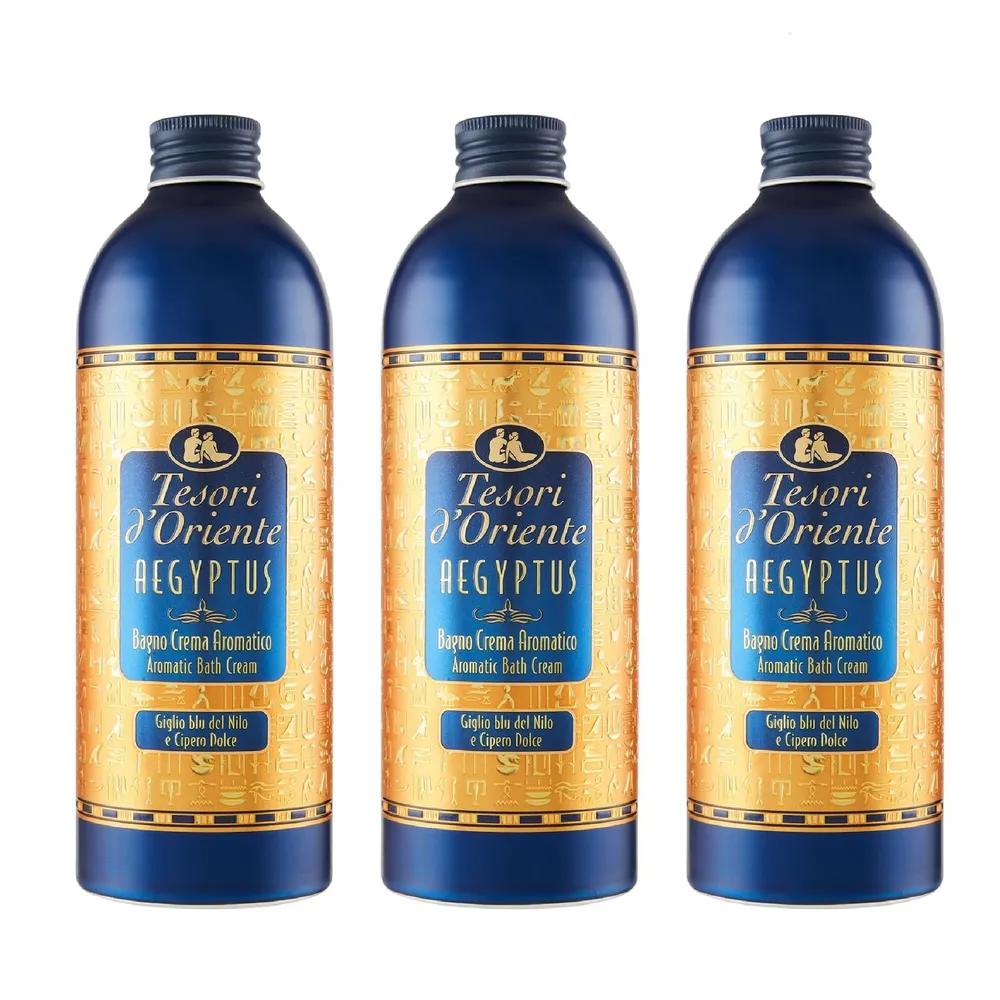 Tesori Doriente Aegyptus Italian Body Shower Cream Gel 500ml x 3 bottles Tesori Doriente Aegyptus Scented Cleanser