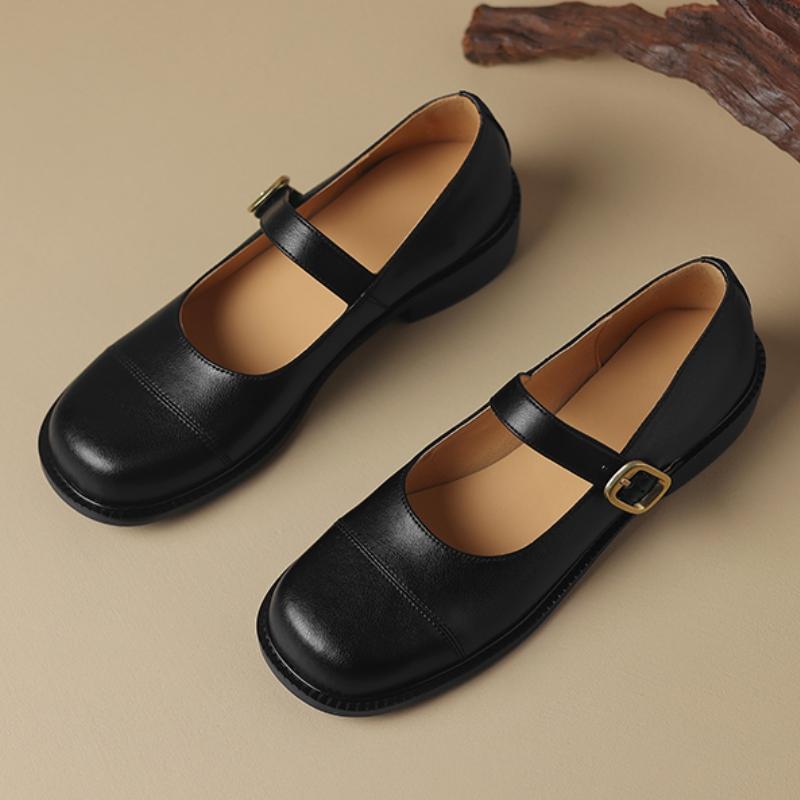 Modne Mokasyny Buty dla Kobiet Płaskie Codzienne Prawdziwa Skóra Płaskie Obuwie Studenckie Creepersy Oxfordy Buty Dziewczęce Duży Rozmiar 45 48
