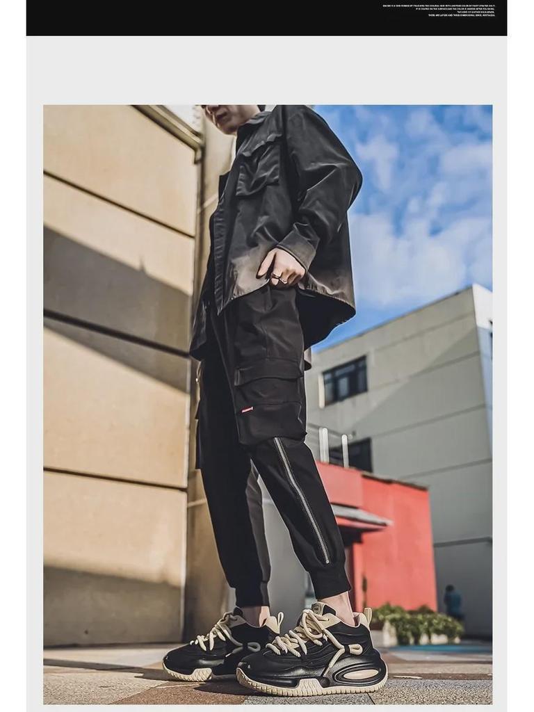 Men's Trendy Thick-Soled Sneakers: Hong Kong Style, Breathable, and Perfect for Every Season