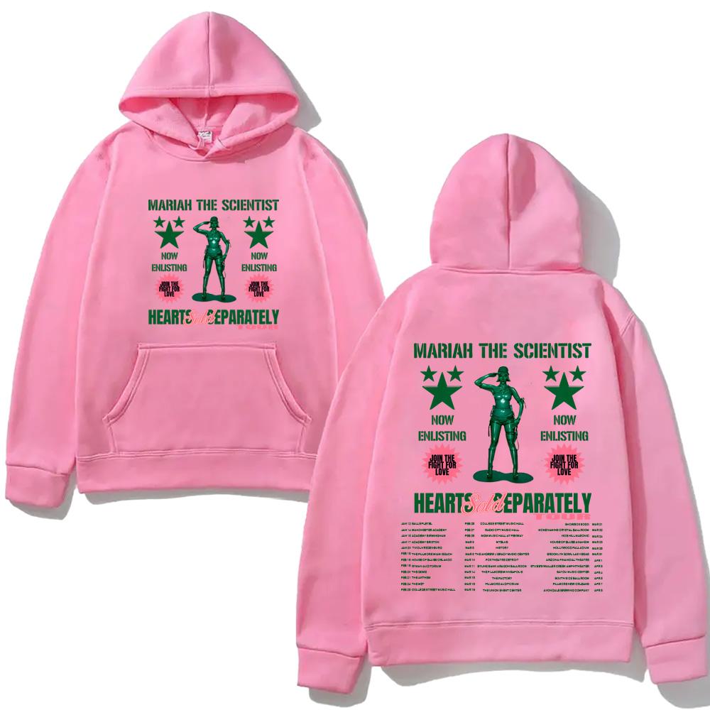 Mariah The Scientist Hearts Sold Separately Tour 2026 Hoodie with Pocket  Sweatshirt Long-sleeved Simplicity Men/women Pullover