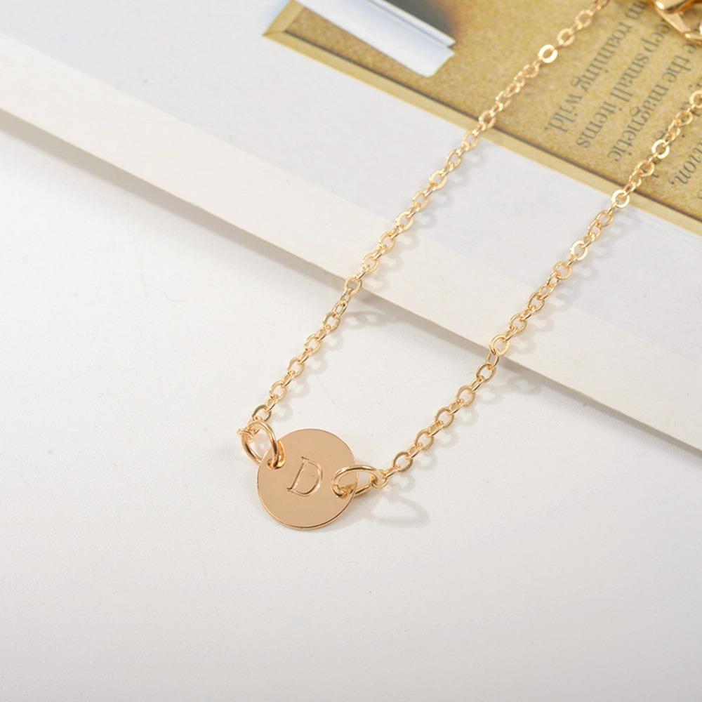 SUMENG 2025 New Fashion Simple Gold Color Letter Name Bangle Jewelry Gifts Tiny Heart Initial Bracelets for Women