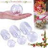 5PCS Bauble Ornament Christmas Transparent Ball Large Capacity Xmas Tree Hanging Ornaments  Parties