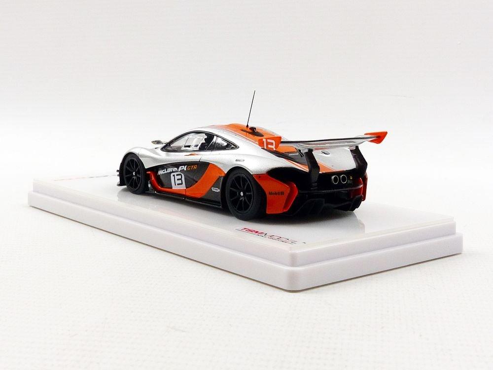 TrueScale Miniatures Scale McLaren 2015 Finished Model 1/43 P1-GTR #13 Silver/Orange