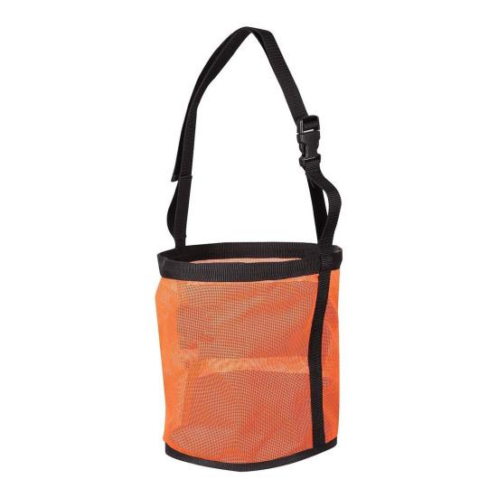 Horse Feed Bag Heavy Duty Mesh Horse Feeder with Adjustable Strap Horse Muzzle Feed Bucket for Feeding Grain Powder Supplements