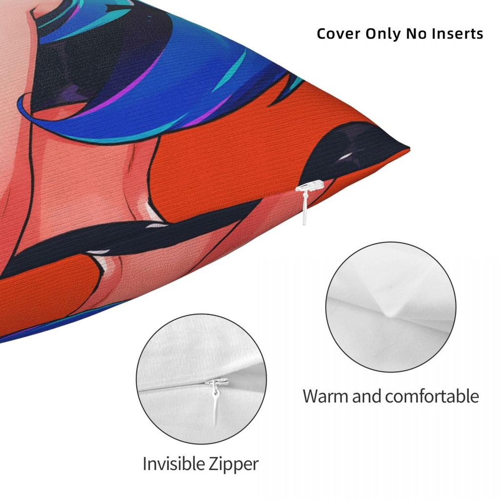 Urusei Yatsura Anime Pillow Cover Soft Pillow Case Cushion Cover Novelty Graphic Pillowcases For Sofa Bedroom Home Decor