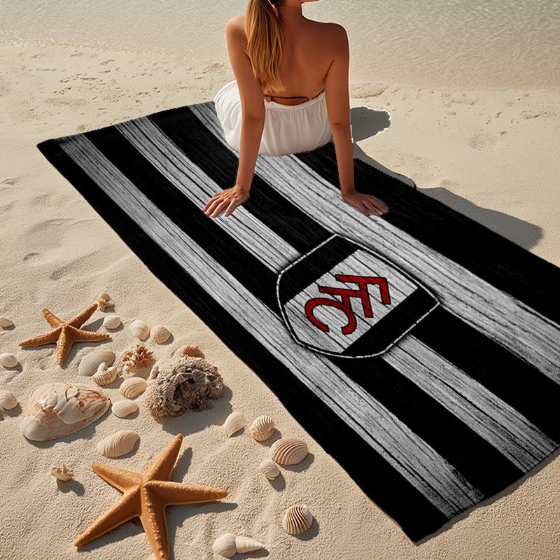 Fluminense Club Crest Beach Towel, Quick-drying, Easy to Care for, Use for Both Fitness and Beach Vacations,Sports Essential Fan Gift