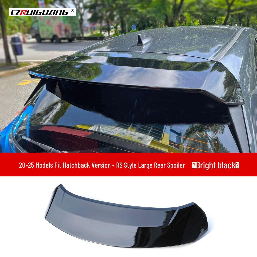 Compatible with 20 Honda CITY Fengfan models, RS large rear spoiler kit, including hatchback top spoiler, wind deflector, and rear diffuser.