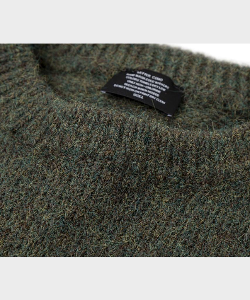 LETTERCOMO Daily Wool Round Knit Green