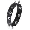 1Pc/4pcs Fashion Multi-layer Wide Leather Bracelet Punk Domineering Rivet Five-pointed Star Wrist Strap Personalized Bracelet