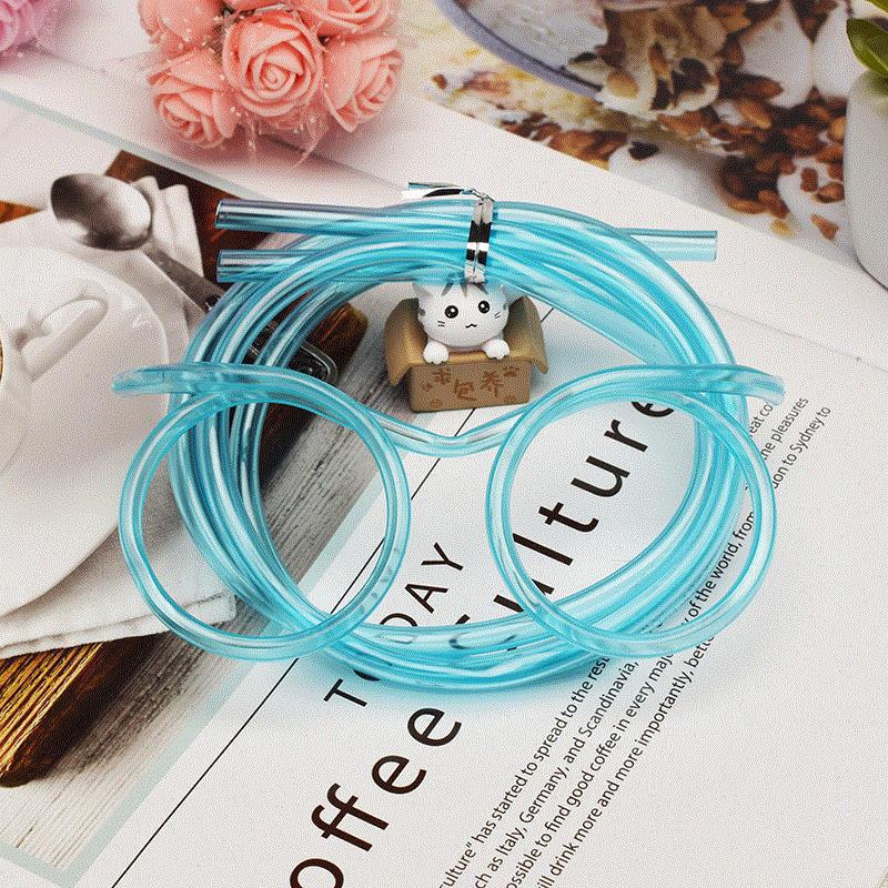 

Забавные очки-соломинка для ленивых людей - милые очки для питья напитков