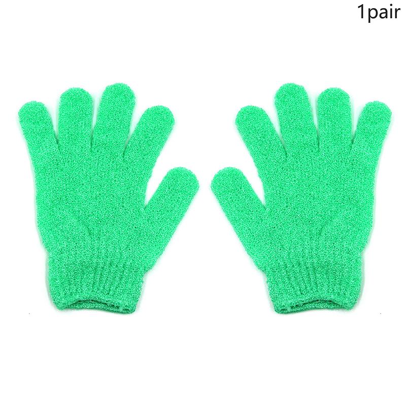 1Pair Exfoliating Gloves Bath Sponge Body Dead Skin Remover Bathroom Shower Brush Massager Scrub Exfoliator Magic Bathing