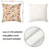 1 Pieces Autumn Leaves Mushroom Pattern Decorative Pillowcase Polyester pillowcase, sofa decorative cushion cov Headboard Pillow