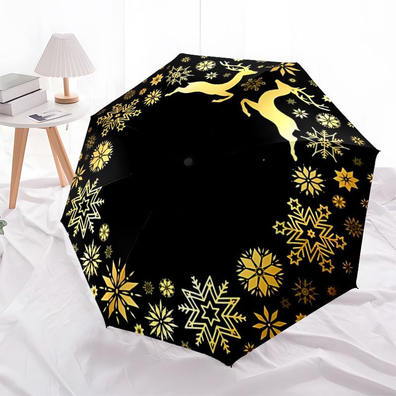 1pc Decorations Automatic Open/Close Umbrella - Compact Travel Umbrella, Gift for Birthday, yy251208153