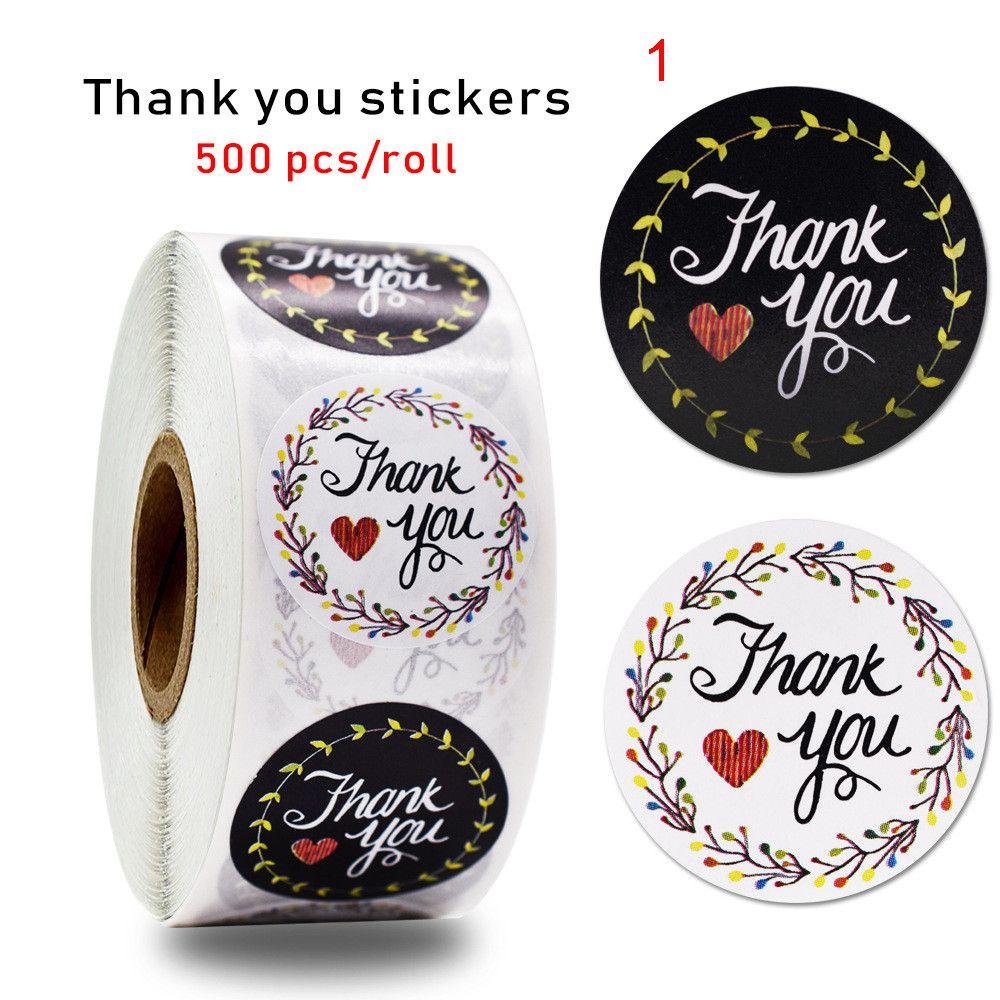 Round label Sealing Craft Gift Paper Sticker Self Adhesive Thank You Stickers Round label Sealing Craft Gift Paper Sticker Self Adhesive Thank You Stickers
