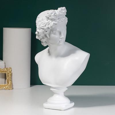 Scultura Busto in Resina Statua di David Decorazione per la Casa per Camera da Letto, Soggiorno, Studio e Ufficio Ornamento Decorativo