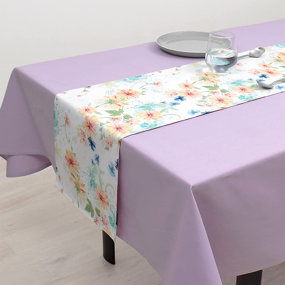 

STYLE Decor Table Center x Cotton Reversible Type Pastel Floral W2600920 Дорожка/Стол (30см 180см) 100%