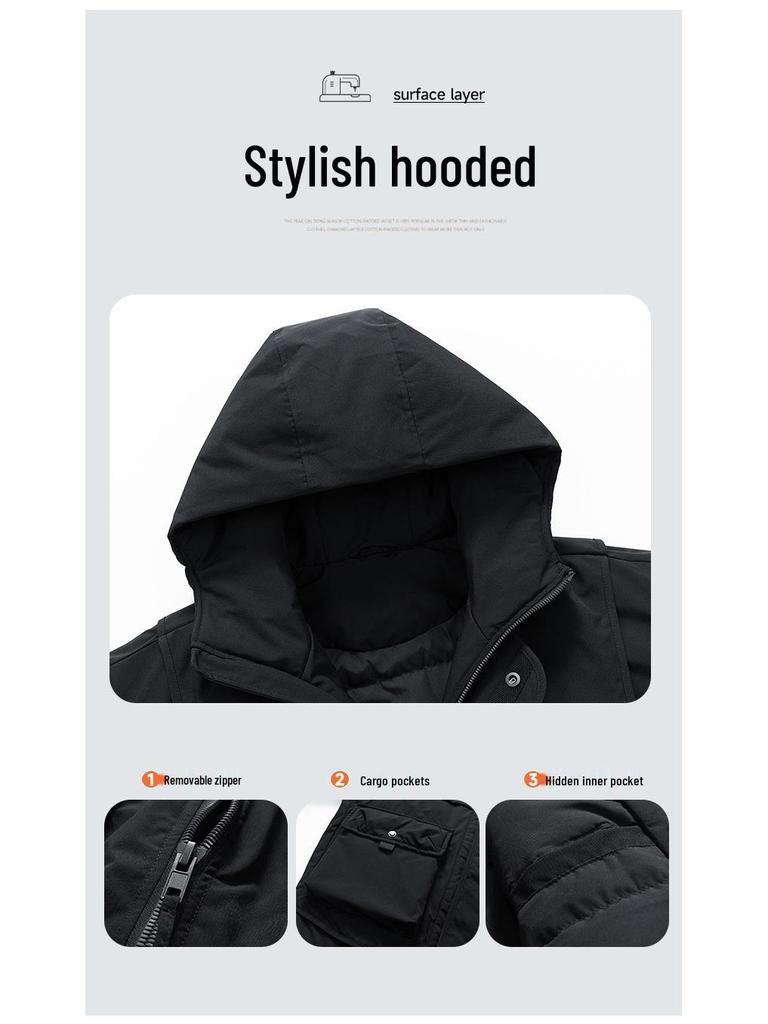 MLB & NY Winter Warmth: Unisex Japanese Style White Duck Down Jacket