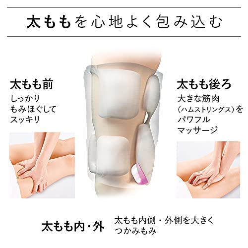 Domácí Air Massager Panasonic Odraz nohou na stehna 5 chodů vybavený funkcí zahřívání Tmavě šedá EW-RA190-H