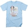 Betty Boop - Eyechart - Unisex Short Sleeve Children's T-shirt - Blue