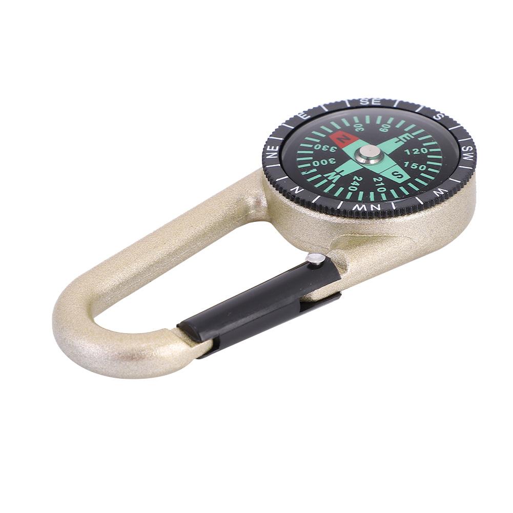 

Многофункциональный металлический карабин с мини-компасом для кемпинга и альпинизма