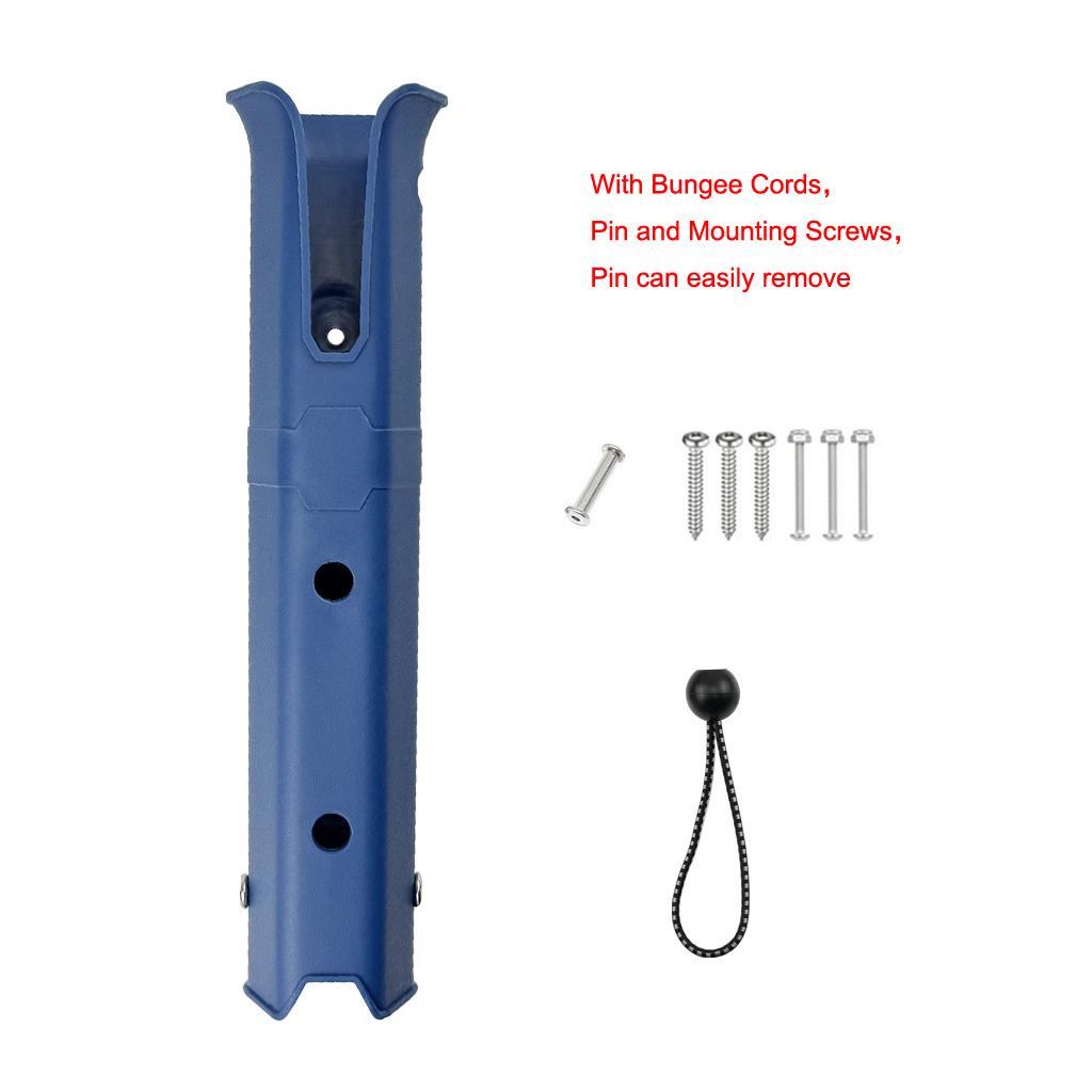 Single Barrel Plastic Fishing Rod Holder for Kayak or Boat