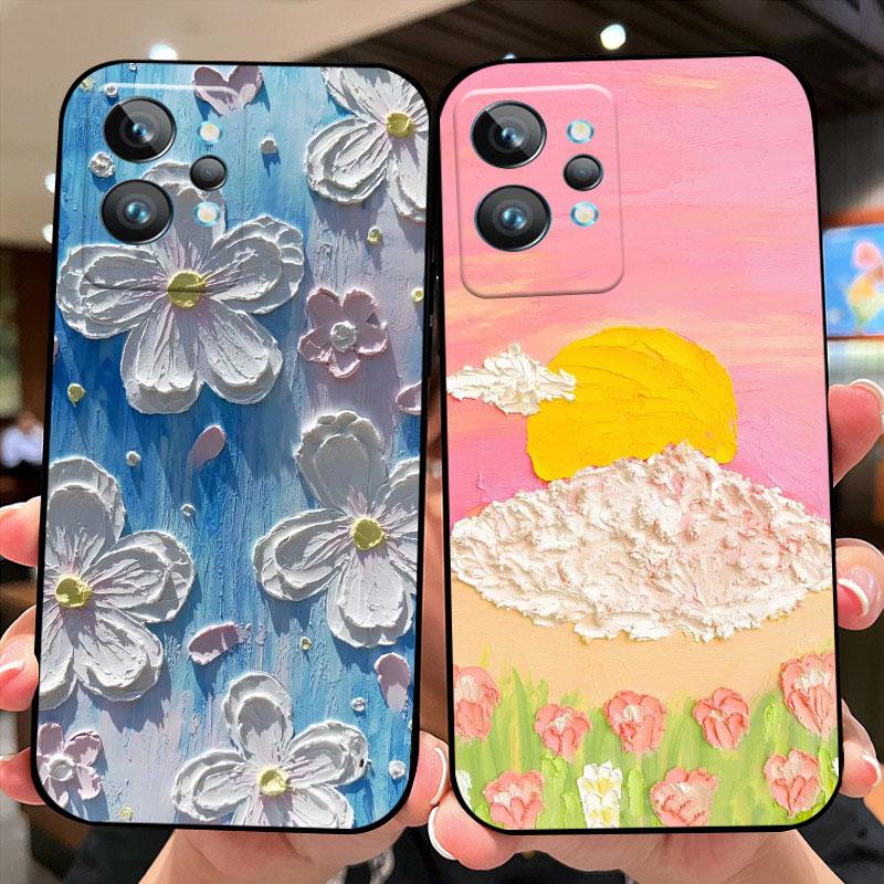 Pouzdra Pro Realme GT2 Roztomilý Astronaut Móda Nárazuvzdorný Měkký Nárazník Pro Realme GT 2 Pro Coque Pro Oppo Realme GT2 GT 2 Pro Capa