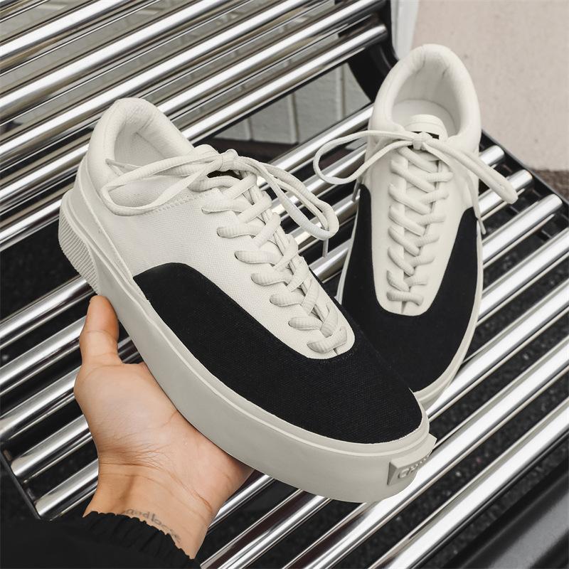 

Новые нишевые студенческие кеды Guochao с низким верхом, мужская обувь, спортивная и повседневная обувь для скейтборда, мужская X292 44