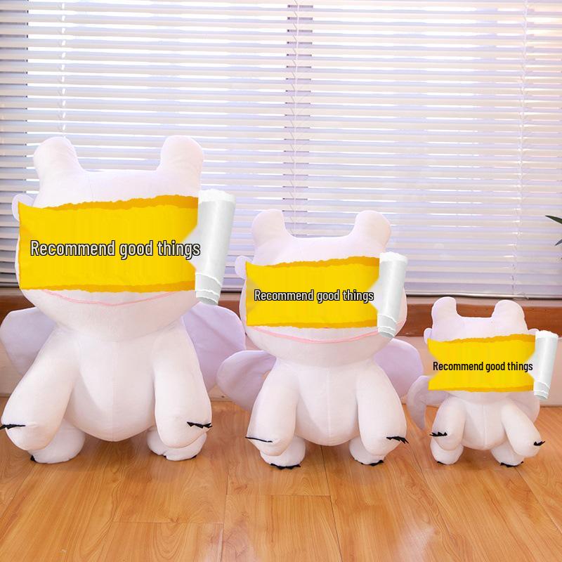 Набір м'яких іграшок «Чорно-білий дракон»: М'які іграшки Світла Лють та Нічна Лють