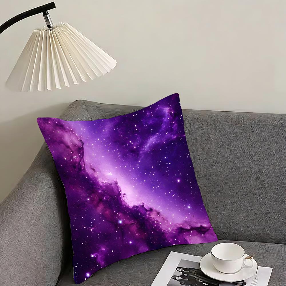 Starry Sky Fashion Cushion Cover Pillowcase Ultra Soft Skin Friendly Fabric Cloud Like Comfort  Concealed Zipper