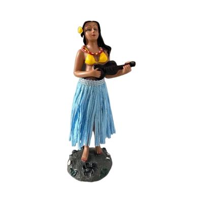 Figurka tancerki w stylu plemiennym z gitarą Ręcznie robiona żywica Ozdoba do samochodu Dekoracje do domu Samochodu
