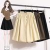 Summer Plus Size Women's Loose Wide Leg Shorts Casual High Waist Five-Quarter Pants Korean Style Outerwear Big Size Shorts