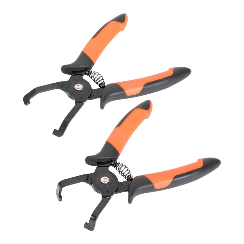 Schnellverschlüsse Automobil-Elektriksteckverbinder Zange zum Entfernen von EVAP-Kraftstoffleitungen 85-Grad-Winkel Legierung Trennwerkzeug