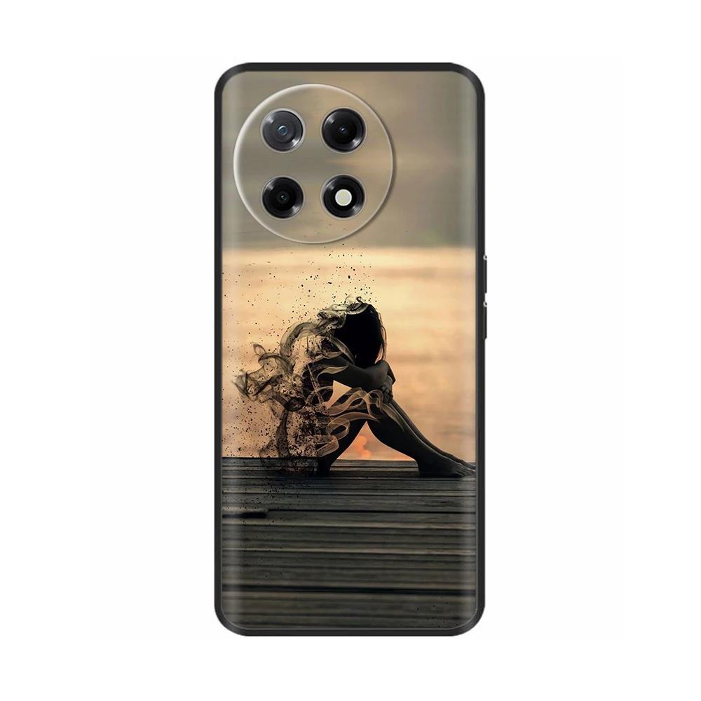Pour Tecno Camon 30S Pro Coque Silicone Souple Noir TPU Coque de Téléphone Pour Tecno Camon 30S Camon30S Funda Coques Arrière Protectrices Coque