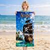 Custom Pirate Adventure Stylish Printed Beach Towel,a Quick-drying, Absorbent Mat Suitable for the Beach, Pool, Gym, and Travel Fans Gift