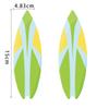 Shape Surfboard Decals Children Party With 60 Paper Stickers Decorate Festival
