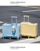 Children's Ride-On Suitcase with Universal Wheels & Combination Lock - 20 Inch